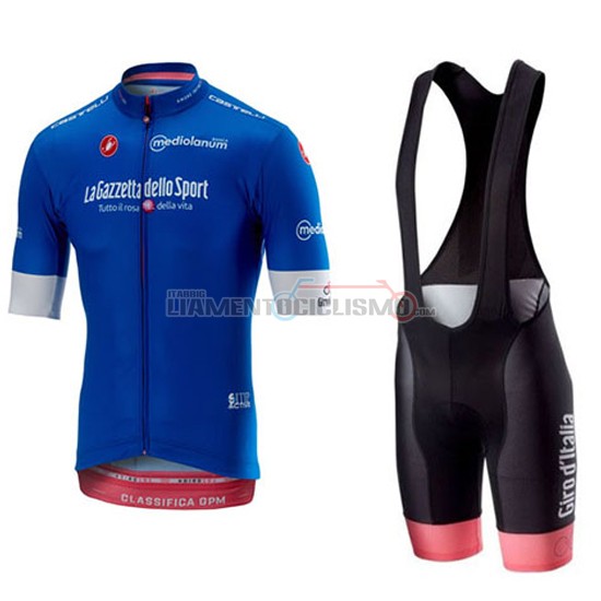 Abbigliamento Ciclis Giro d'Italia Manica Corta 2018 Blu